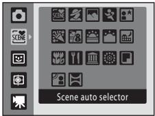 NIKON COOLPIX S1000PJ - Selecting a Scene Mode - 2