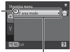 NIKON COOLPIX S1000PJ - The MENU Button - 3