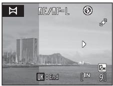 NIKON COOLPIX S1000PJ - Press the Ⓒ button when shooting is complete. - 1