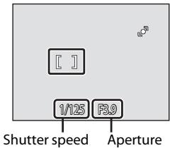NIKON COOLPIX S1000PJ - Press the shutter-release button halfway. - 3