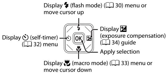 NIKON COOLPIX S1000PJ - The Multi Selector - 1