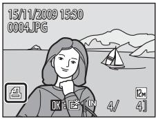 NIKON COOLPIX S1000PJ - Choose whether or not to print shooting date and photo information. - 2