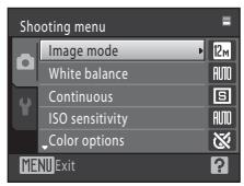 NIKON COOLPIX S1000PJ - Switching Between Tabs - 1