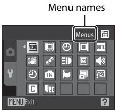 NIKON COOLPIX S1000PJ - Icons - 1