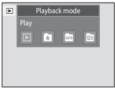 NIKON COOLPIX S1100PJ - Tap the desired playback mode icon. - 1