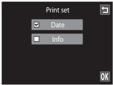 NIKON COOLPIX S1100PJ - Creating a Print Order for Multiple Pictures - 3