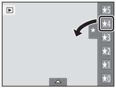 NIKON COOLPIX S1100PJ - Setting the Picture Rating - 2
