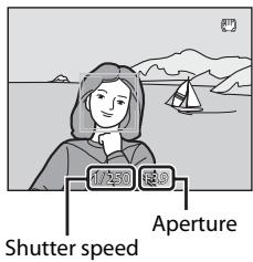 NIKON COOLPIX S1100PJ - Press the shutter-release button halfway. - 2