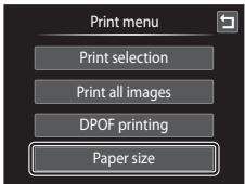 NIKON COOLPIX S1100PJ - Tap Paper size. - 1