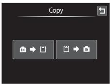 NIKON COOLPIX S1100PJ - Tap the desired option from the copy screen. - 1
