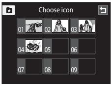 NIKON COOLPIX S1100PJ - Changing Icons Assigned to Albums - 4