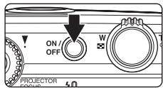 NIKON COOLPIX S1100PJ - Turn off the camera. - 1