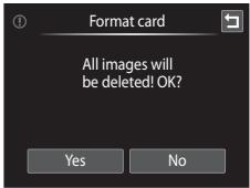 NIKON COOLPIX S1100PJ - Formatting a Memory Card - 1