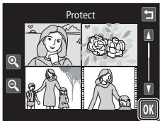 NIKON COOLPIX S1100PJ - Protecting Multiple Pictures - 3