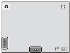 NIKON COOLPIX S1100PJ - Tap the left or bottom tab to display the setting controls (16), and check or adjust the setting. - 1