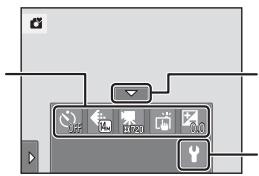 NIKON COOLPIX S1100PJ - Operating the Tabs - 3