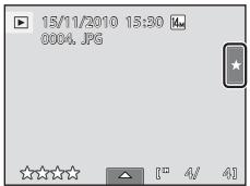 NIKON COOLPIX S1100PJ - Playing Back Pictures by Rating - 1