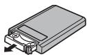 NIKON COOLPIX S1100PJ - Replacing the Remote Control Battery - 2