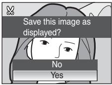 Save this image as displayed? No Yes
