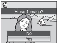 Erase 1 image? No Yes