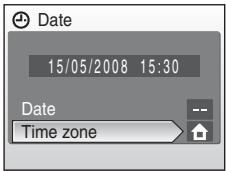 Date 15/05/2008 15:30 Date Time zone