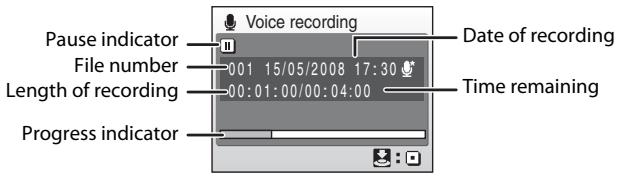 NIKON COOLPIX S52C - Operations During Recording - 1
