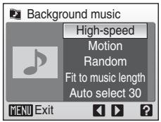 NIKON COOLPIX S52C - Other Options for Pictmotion Movies - 1