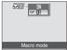 NIKON COOLPIX S52C - Use the rotary multi selector to choose ON and press OK. - 1