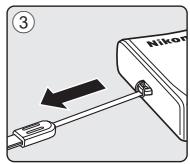 NIKON COOLPIX S52C - Attaching the Camera Strap - 3