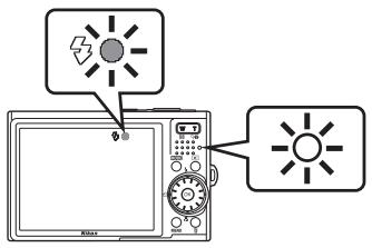 NIKON COOLPIX S52C - The Flash Indicator and Flash Lamp - 1