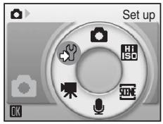 NIKON COOLPIX S52C - Displaying the Setup Menu - 1