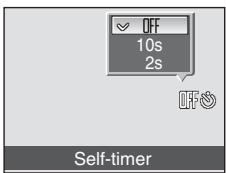 NIKON COOLPIX S52C - Use the rotary multi selector to choose 10s or 2s and press  . - 1