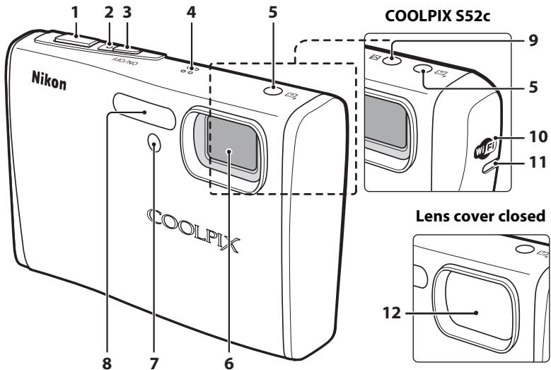 NIKON COOLPIX S52C - The Camera Body - 1