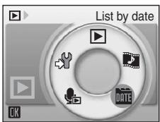 NIKON COOLPIX S52C - Selecting a Date in List by Date Mode - 2