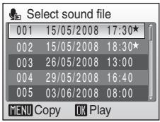 NIKON COOLPIX S52C - Playing Voice Recordings - 4