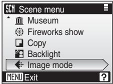 NIKON COOLPIX S52C - Setting the Scene Mode - 7