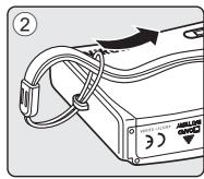 NIKON COOLPIX S52C - Attaching the Camera Strap - 2