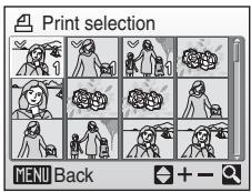 NIKON COOLPIX S52C - Choose the pictures (up to 99) and number of copies (up to nine) of each. - 1