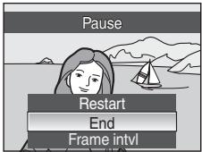 NIKON COOLPIX S560 - Choose End or Restart. - 1
