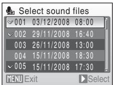 NIKON COOLPIX S560 - Copying Voice Recordings - 4