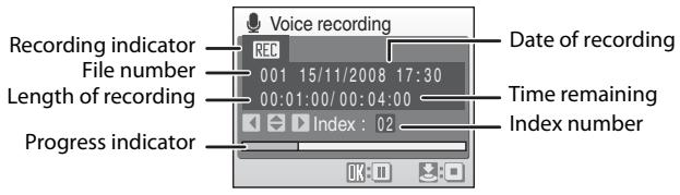 NIKON COOLPIX S560 - Operations During Recording - 1