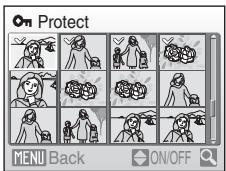 NIKON COOLPIX S560 - Press  or  to select ON or OFF (or the number of copies). - 1