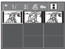 NIKON COOLPIX S560 - Thumbnail mode display in Auto sort and Favorite pictures playback - 2