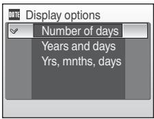 NIKON COOLPIX S560 - Display options - 1