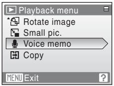 NIKON COOLPIX S560 - Playing Voice Memos - 3