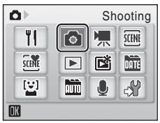 NIKON COOLPIX S560 - Press the multi selector  or  to choose  and press OK. - 1