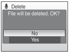 NIKON COOLPIX S560 - Deleting Sound Files - 1
