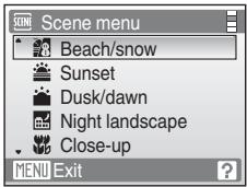 NIKON COOLPIX S560 - Setting the Scene Mode - 4