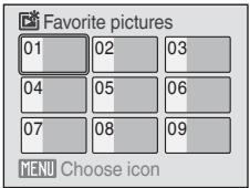 NIKON COOLPIX S560 - Preparing a favorites folder - 4