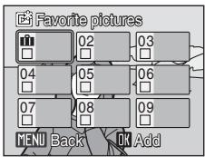 NIKON COOLPIX S560 - Classifying pictures for the Favorites folder - 2